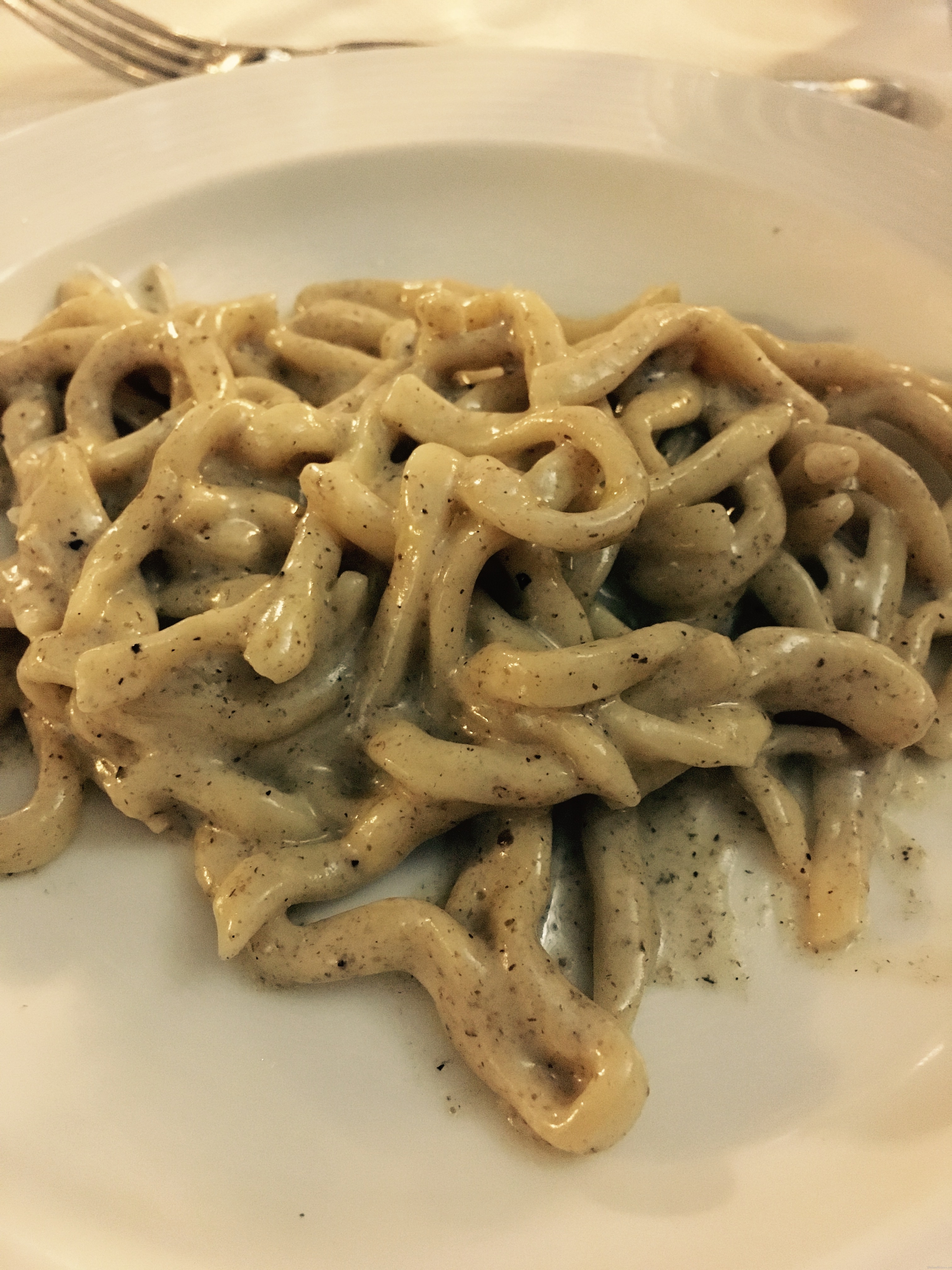 Pasta with Truffle Crema in Orvieto, Italy – 3 Italian Sisters